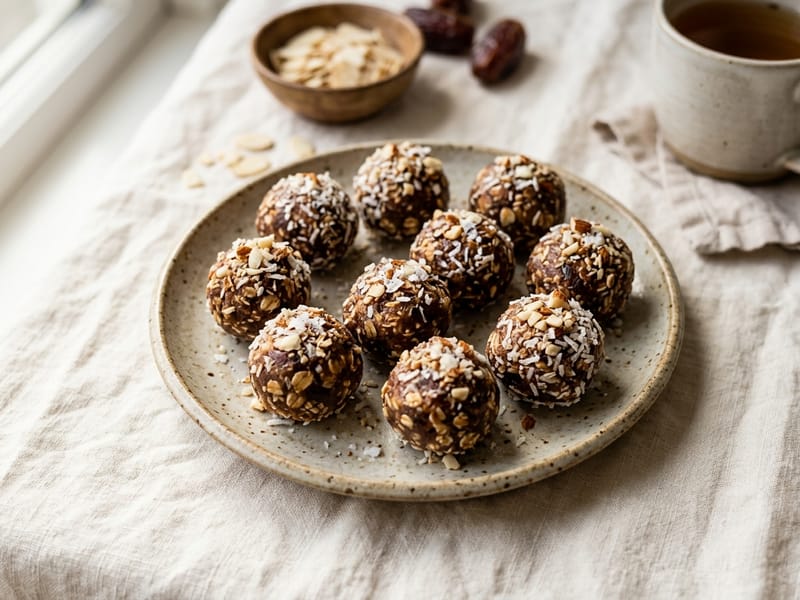 Almond Butter Date Bites