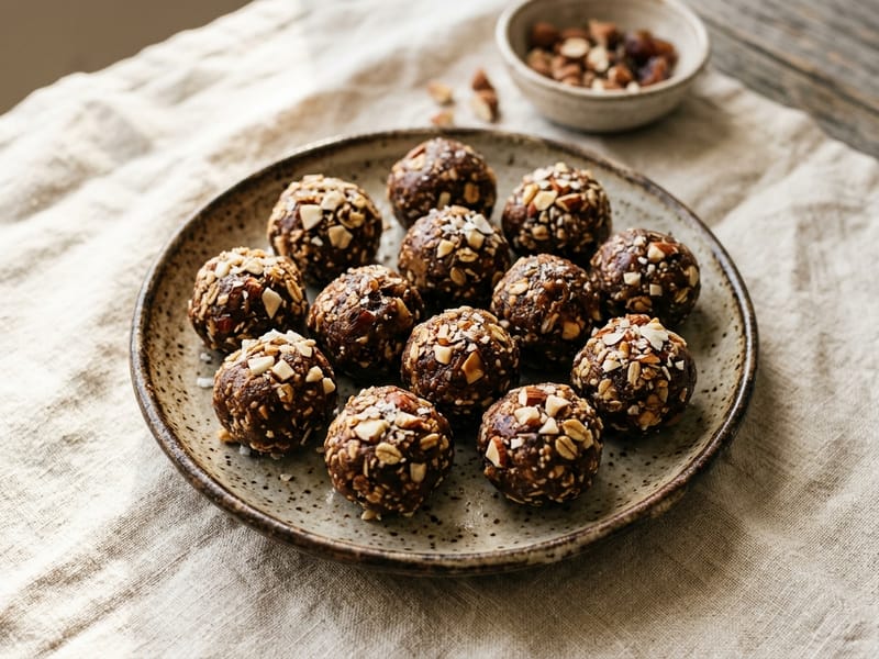 Almond Butter Date Energy Bites