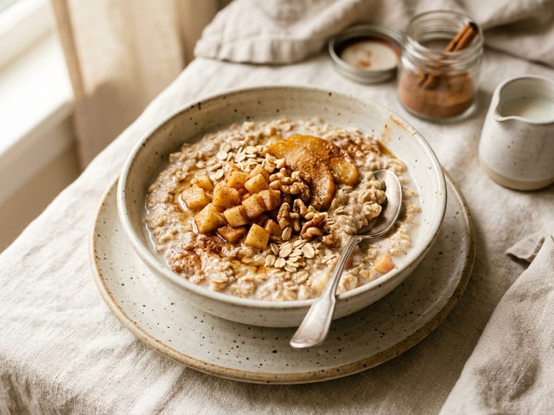 Apple Cinnamon Overnight Oats