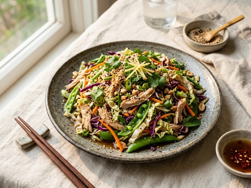 Asian Chicken Slaw Salad