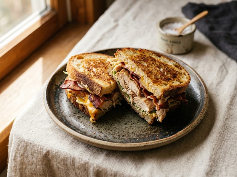 Bacon And Rotisserie Chicken Melt
