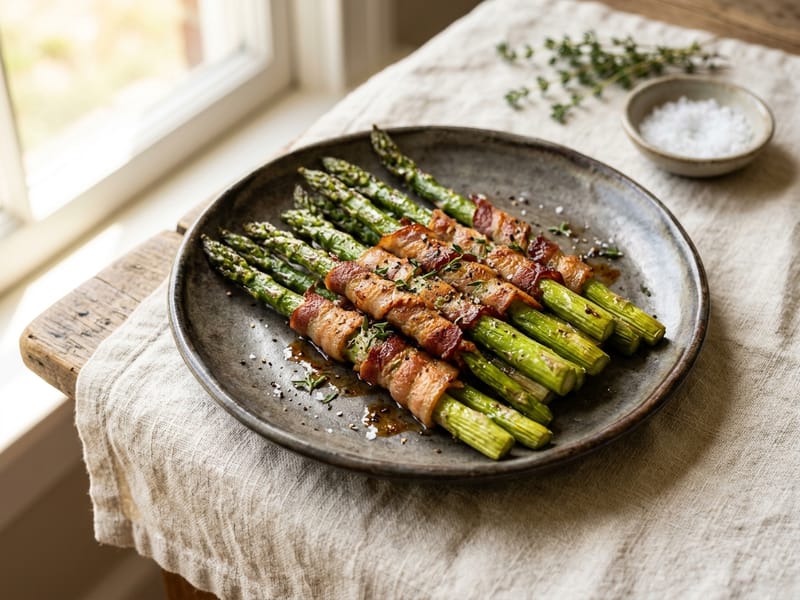 Bacon Wrapped Asparagus Spears