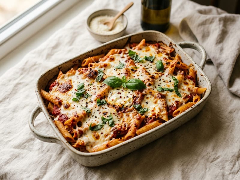 Baked Penne with Ricotta