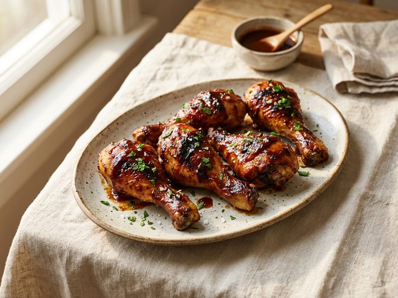 Sticky BBQ Drumsticks