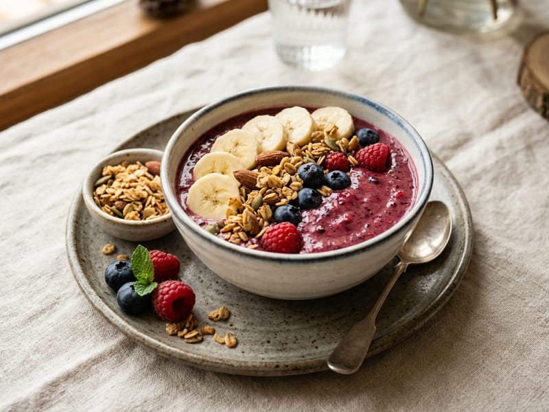 Berry Protein Smoothie Bowl