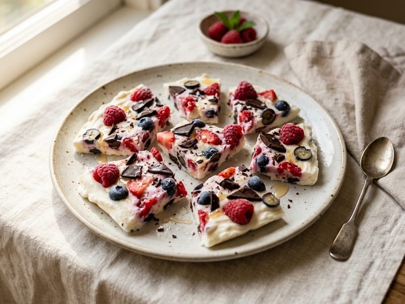 Frozen Berry Yogurt Bark