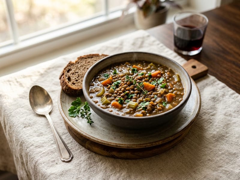 Bistro Style French Lentil Stew