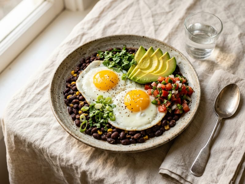 Black Bean and Egg Power Bowl