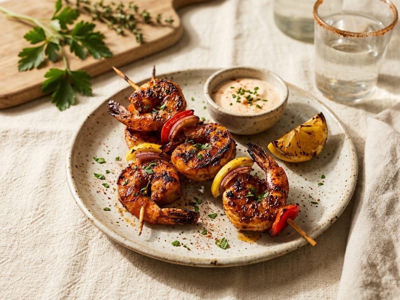 Cajun Shrimp Skewers