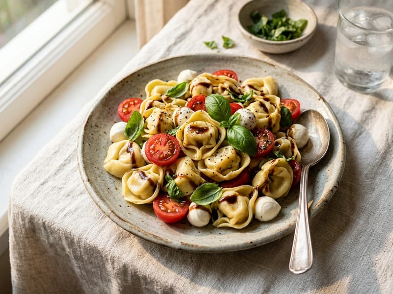 Caprese Tortellini Pasta Salad