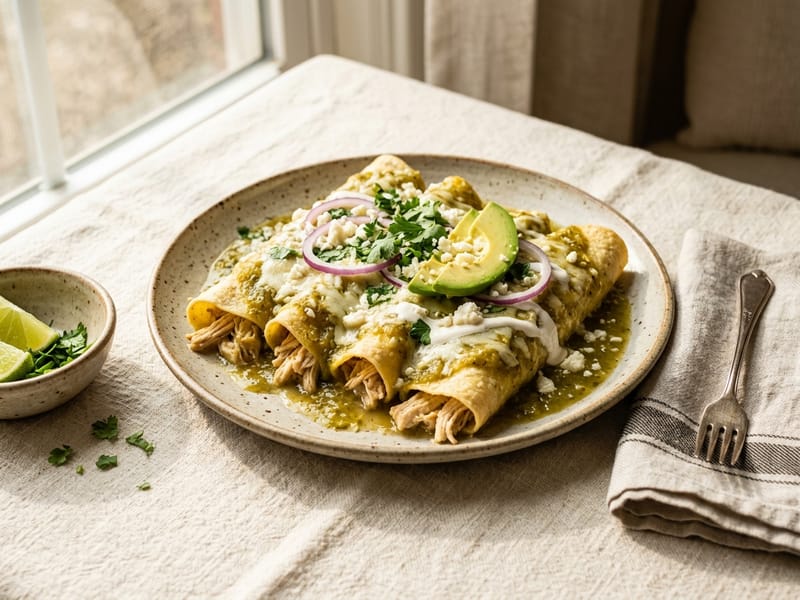 Chicken Enchiladas Verdes