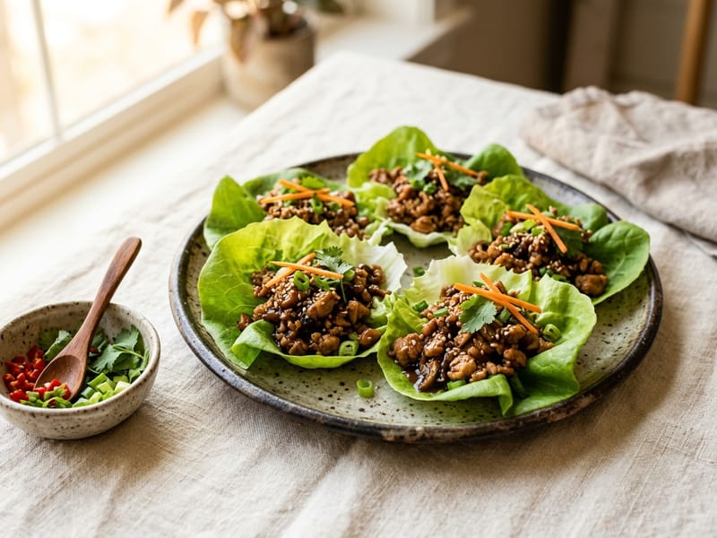 Chicken Lettuce Wraps
