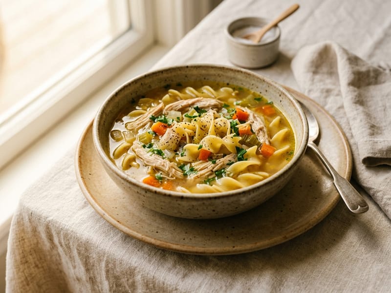 Homestyle Chicken Noodle Soup