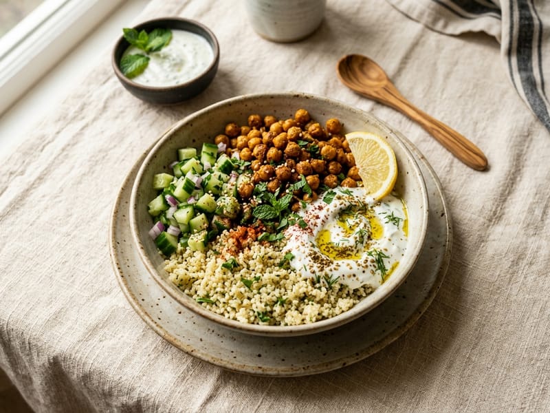 Chickpea Shawarma Bowls