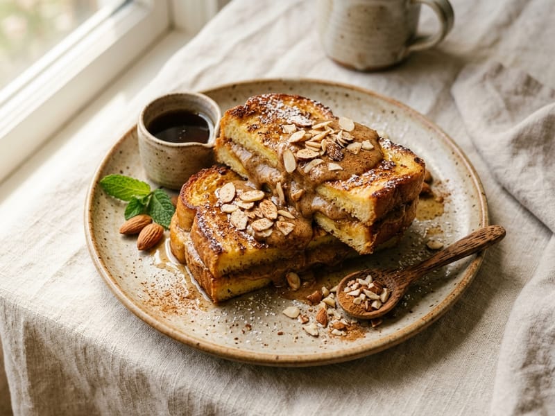 Cinnamon Almond Butter French Toast