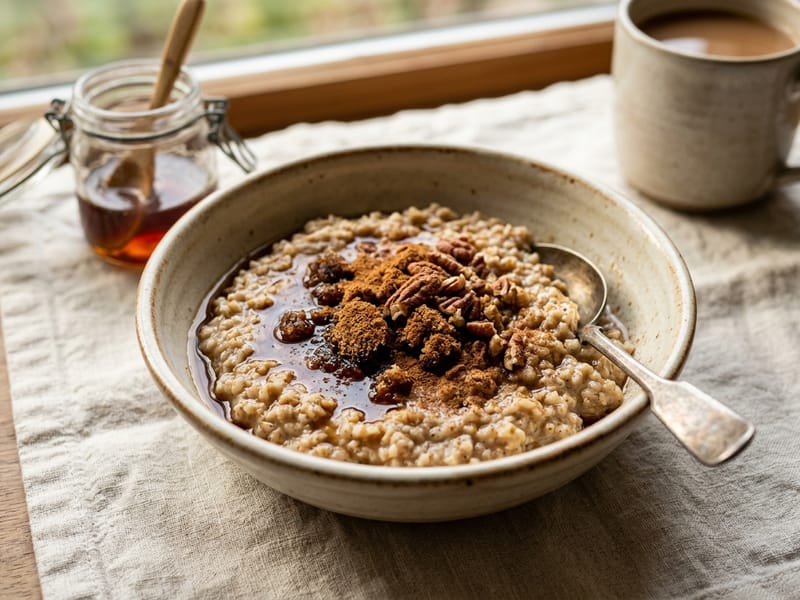 Cinnamon Brown Sugar Steel Cut Oats