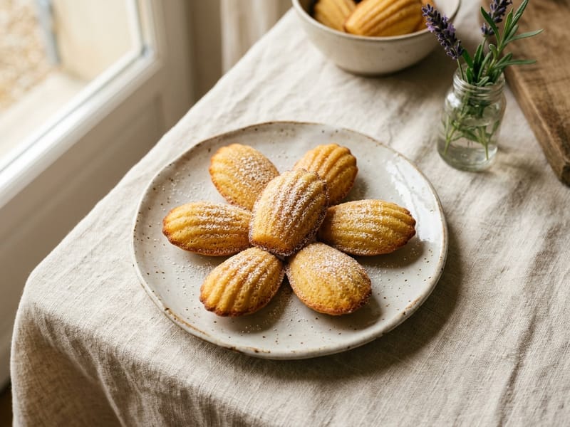 Classic Almond Madeleines