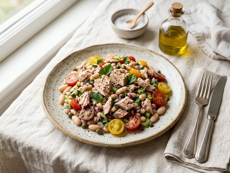 Classic Tuna and White Bean Salad