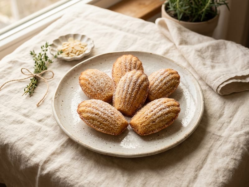 Classical Almond Madeleines