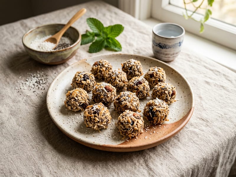 Coconut Chia Seed Bites