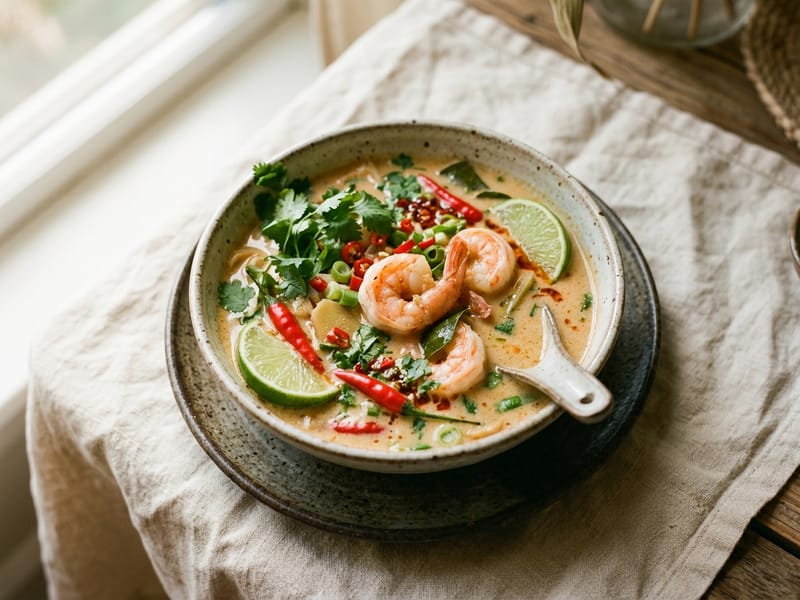 Coconut Curry Shrimp Soup
