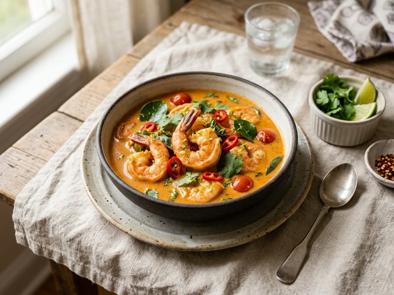 Creamy Coconut Shrimp Curry
