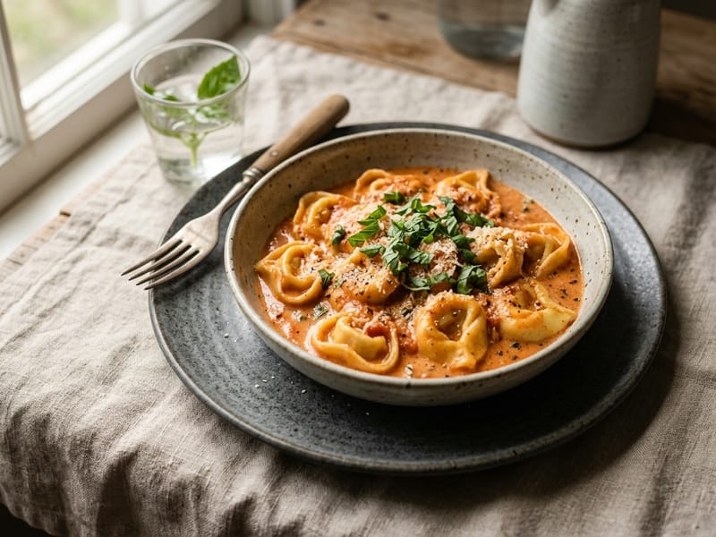 Creamy Tomato Tortellini