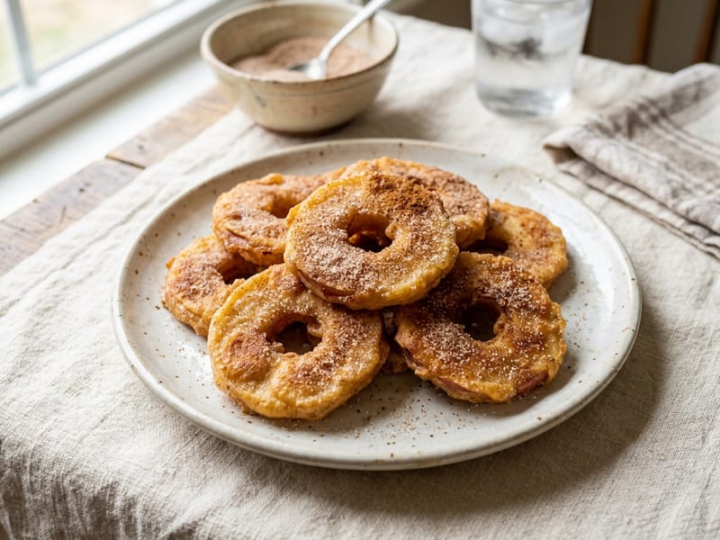 Crispy Cinnamon Sugar Rings