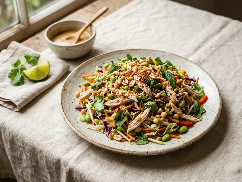 Crunchy Thai-Style Chicken Salad