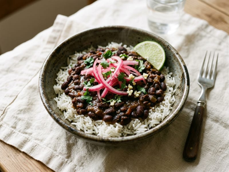 Cuban-Style Rice & Black Beans
