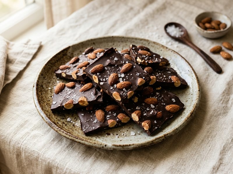 Dark Chocolate Almond Bark