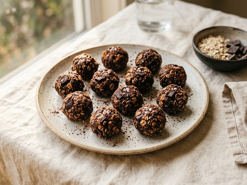 Dark Chocolate Peanut Bites