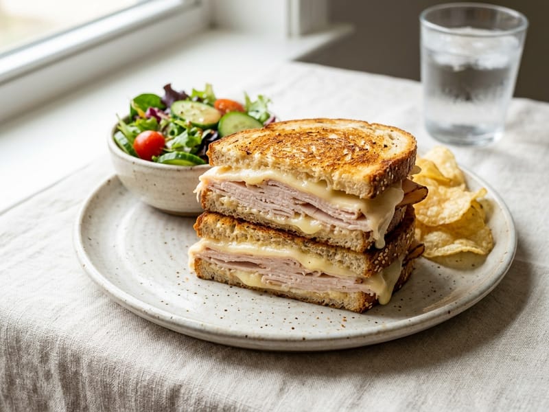 Double Protein Turkey And Swiss Melt