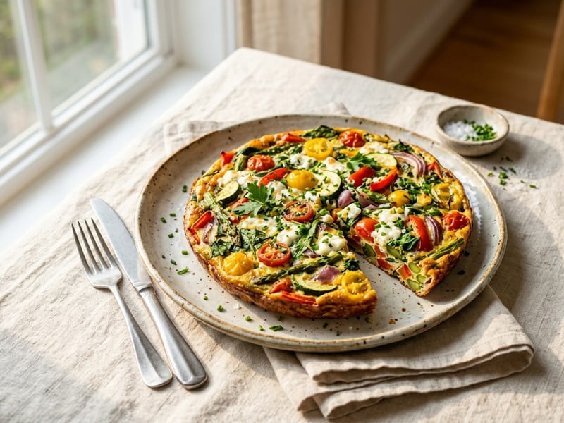 Garden Vegetable Frittata