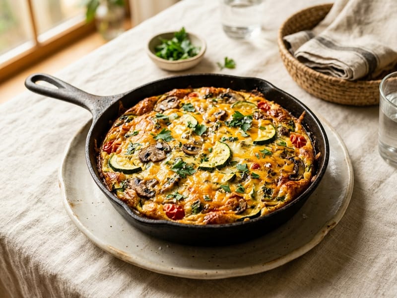 Garden Veggie Frittata