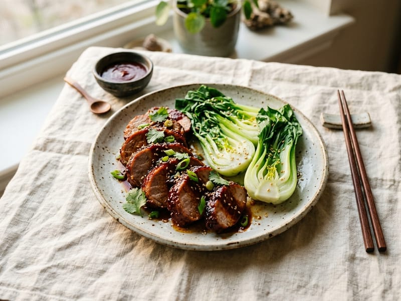 Gochujang Glazed Pork Tenderloin