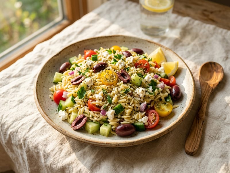 Greek Orzo Salad