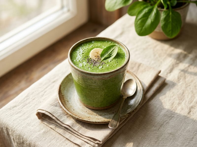 Green Power Spinach Smoothie