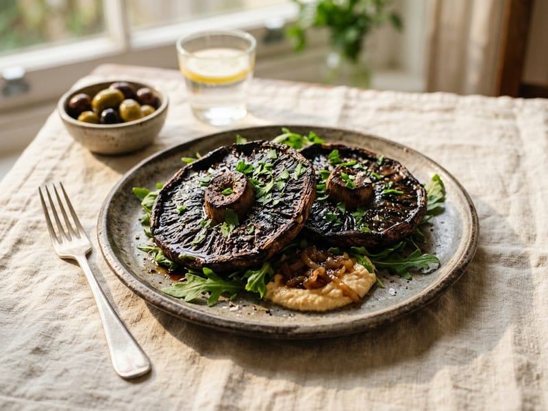 Grilled Portobello Mushroom Steaks