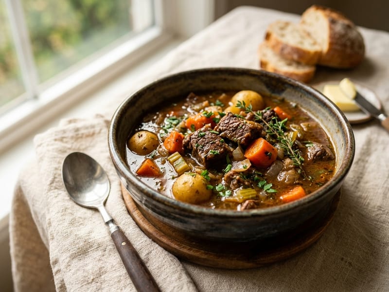 Hearty Beef and Root Vegetable Stew
