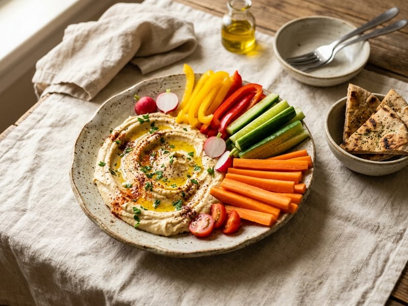 Hummus & Veggie Plate