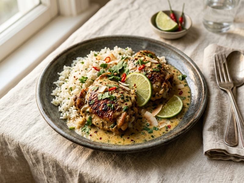 Instant Pot Coconut Lime Chicken