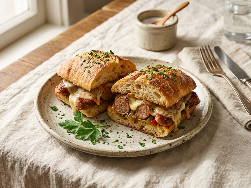 Italian Sausage And Provolone Melt