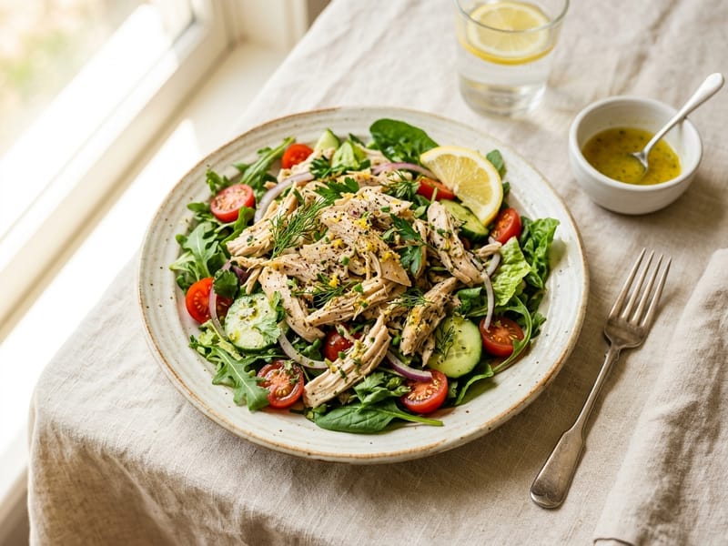 Lemon Herb Rotisserie Chicken Salad