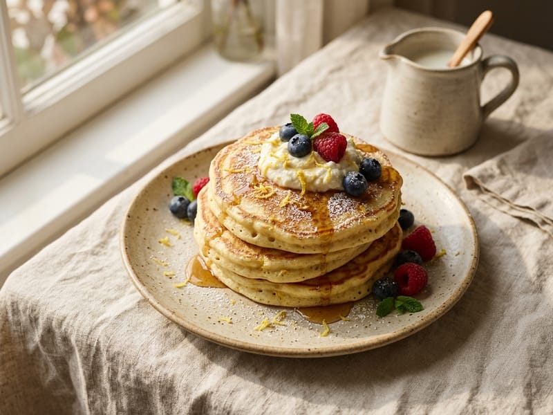 Lemon Ricotta Pancakes