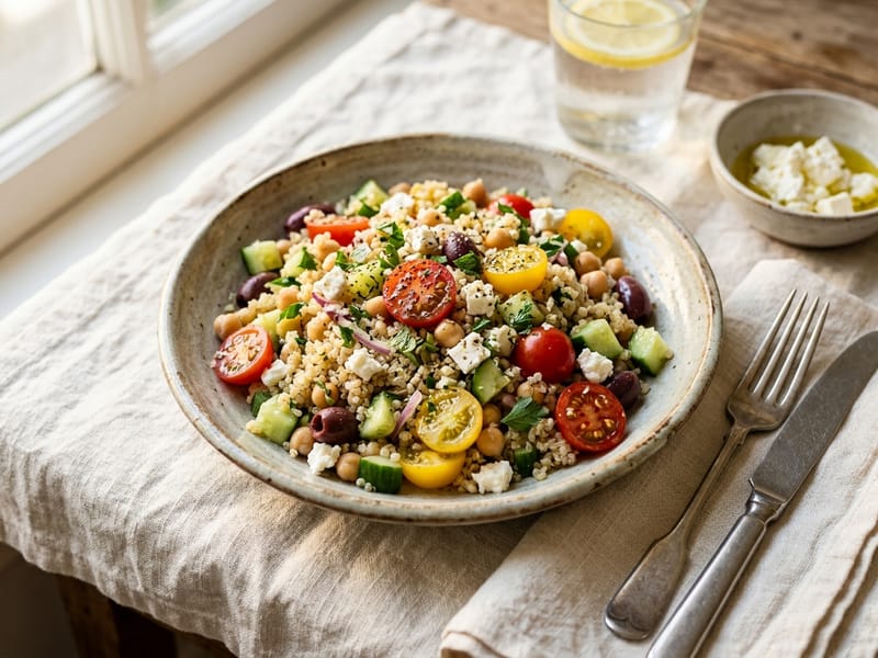 Mediterranean Quinoa Bowl