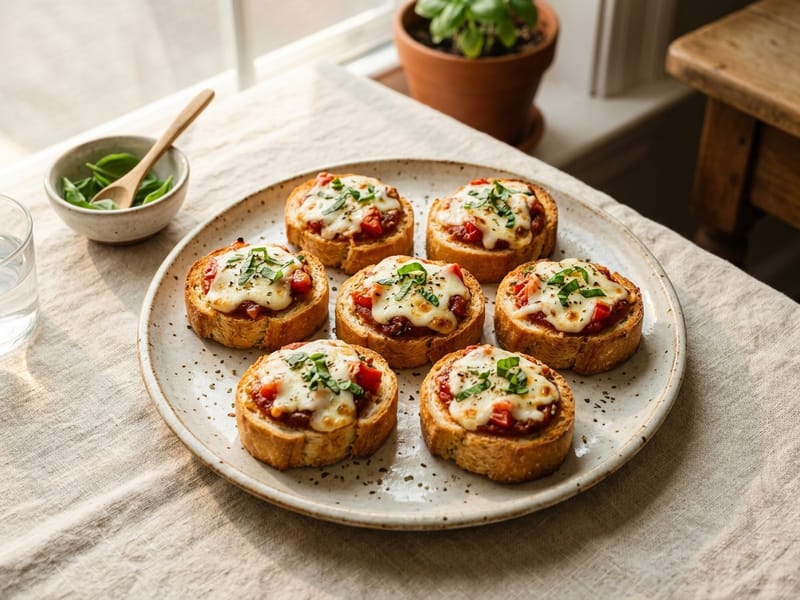 Mini Margherita Baguette Bites