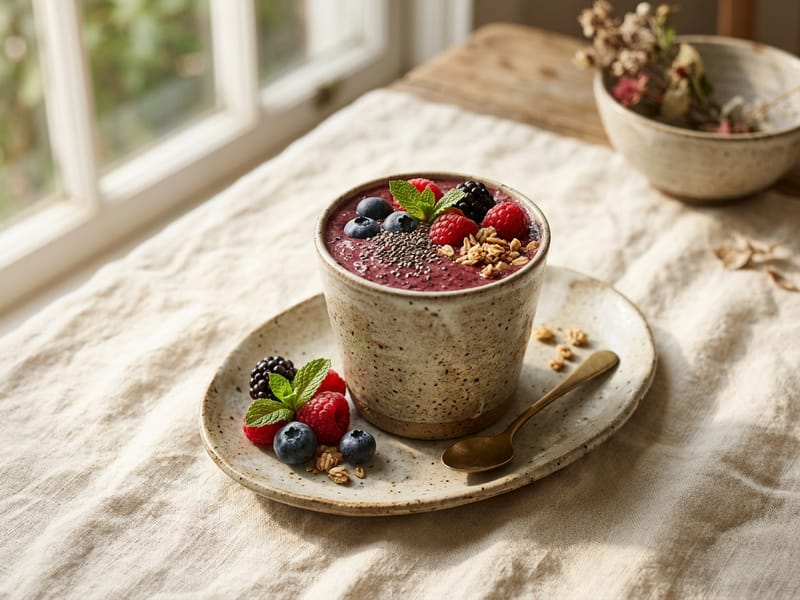 Mixed Berry Chia Smoothie