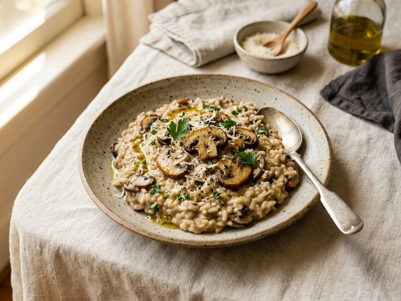 Mushroom Risotto