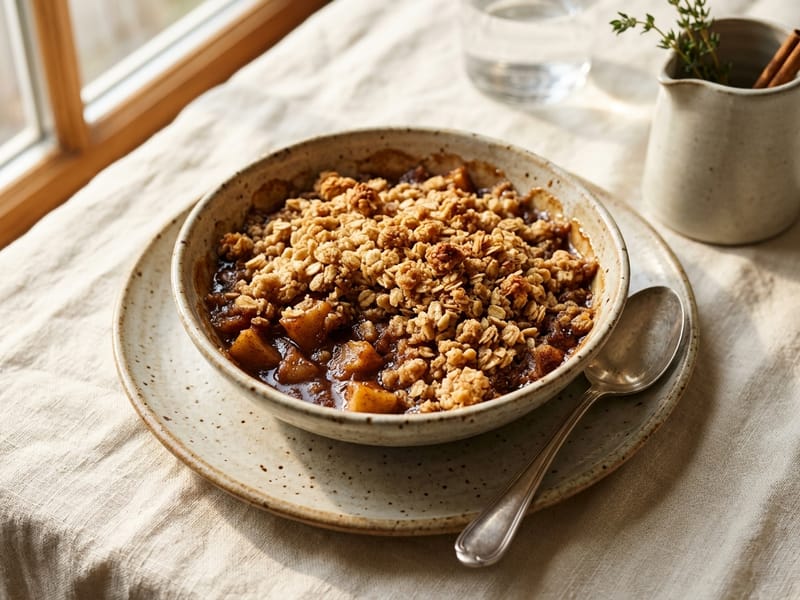 Old Fashioned Apple Crumble